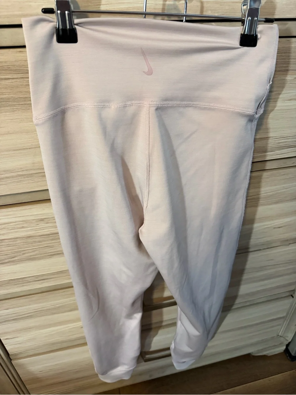 Nike Women’s High-Waist Light Pink Yoga Leggings- Small